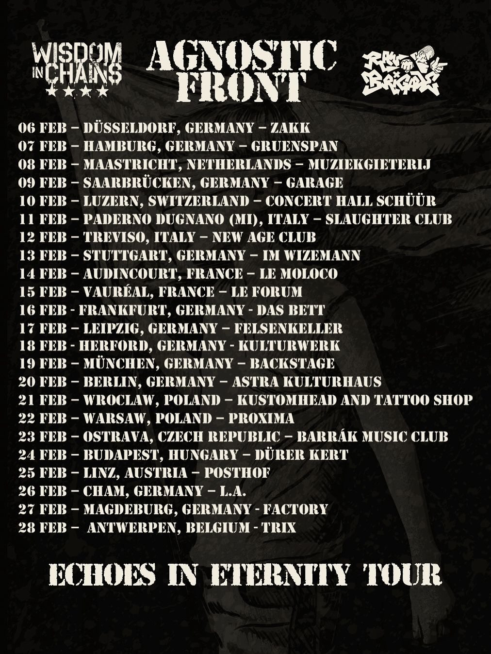 ECHOES IN ETERNITY Tour